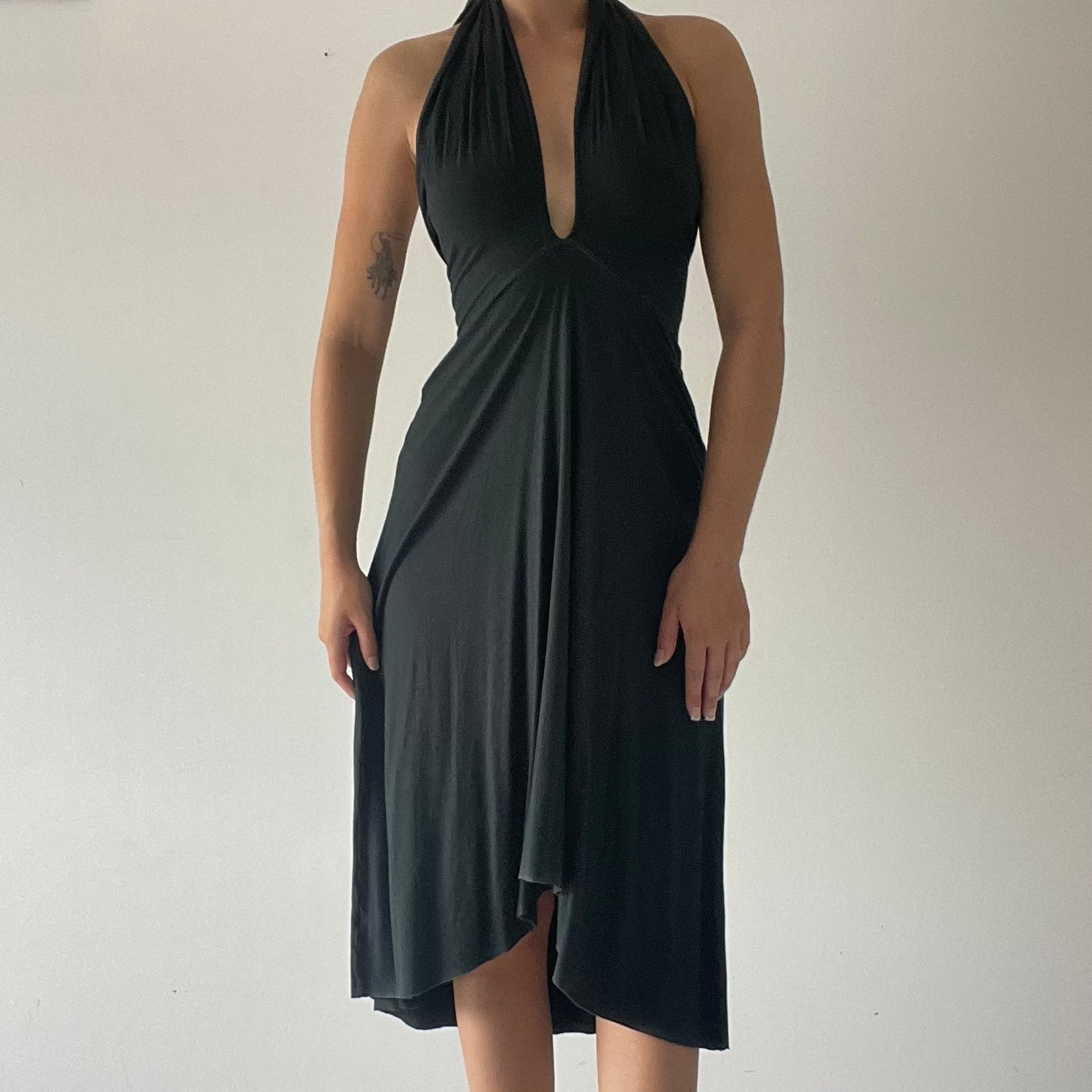 Asymmetric Halter Dress | 8-10
