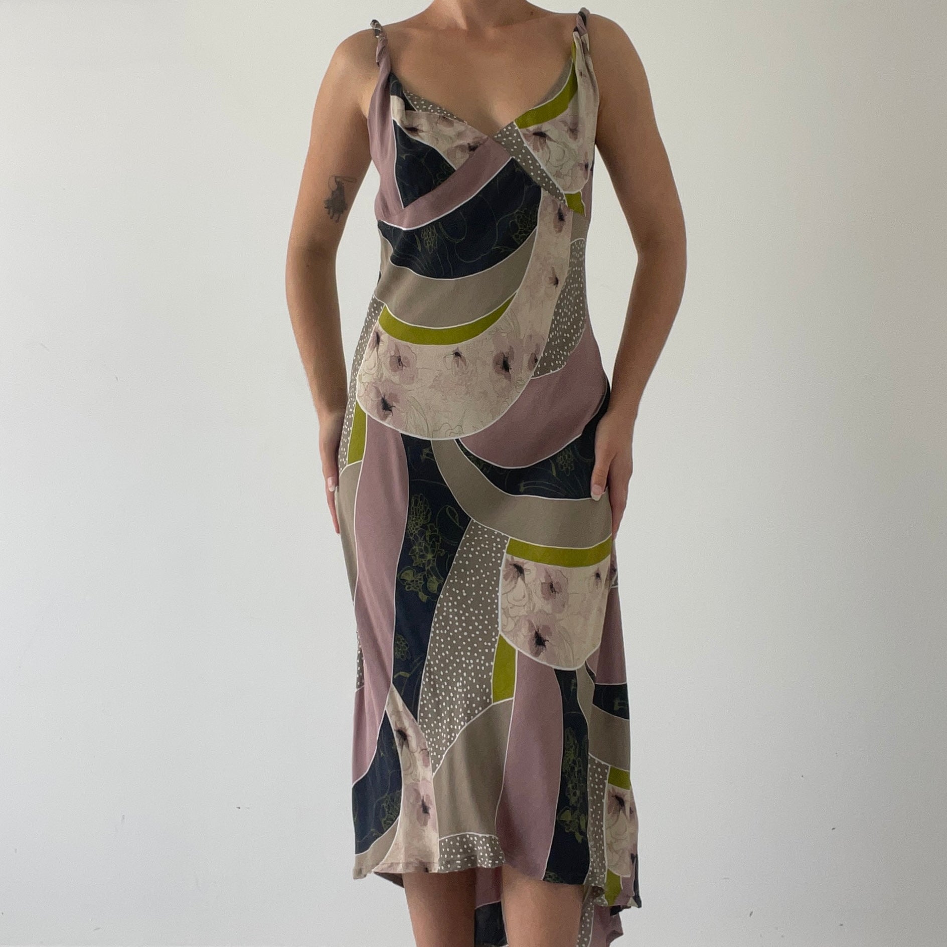 Bias Midi Slip Dress | 10-12