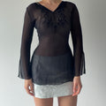 Worthington Silk Embroidered Top | M