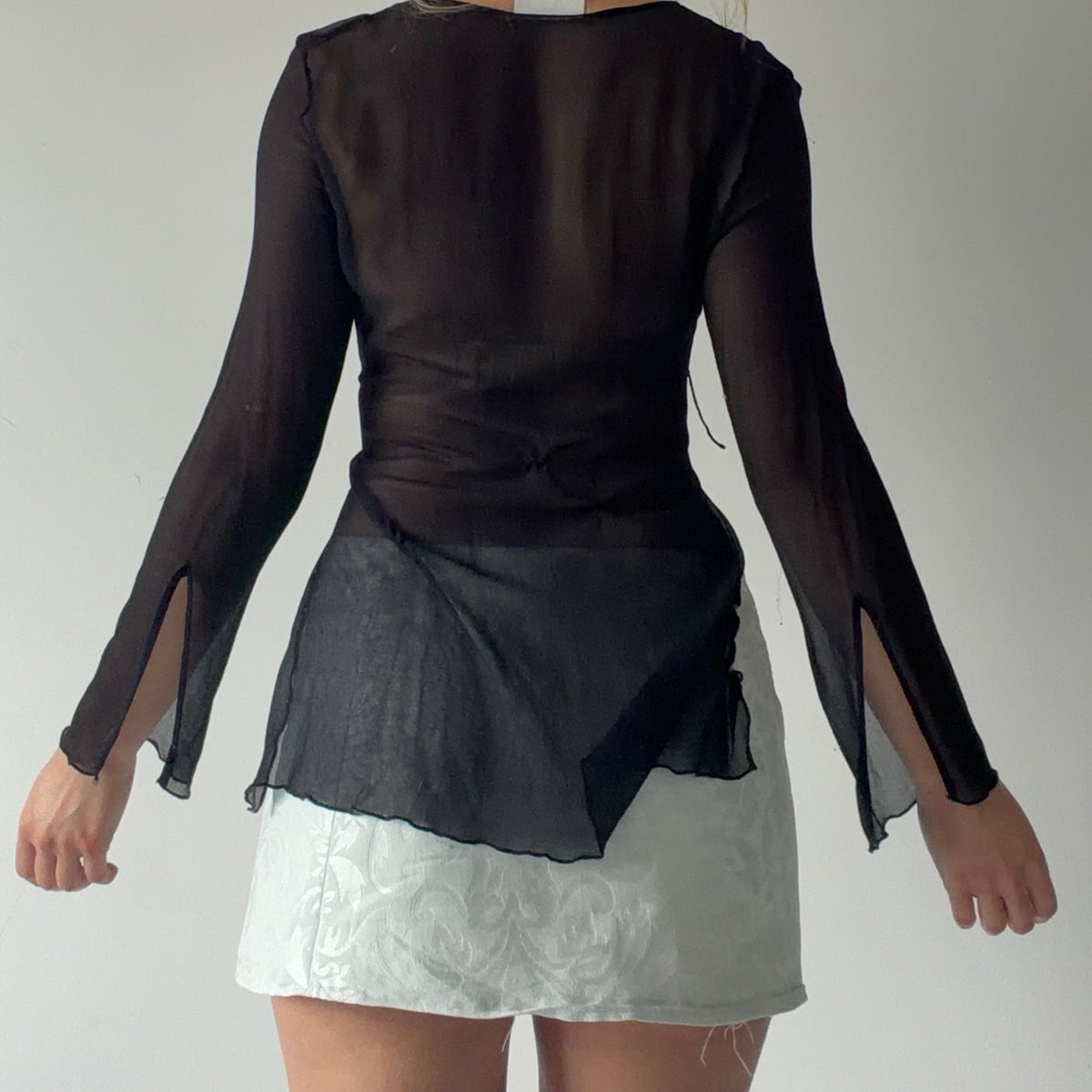 Worthington Silk Embroidered Top | M