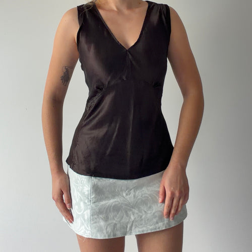 Nine West Silk Babydoll Top | M