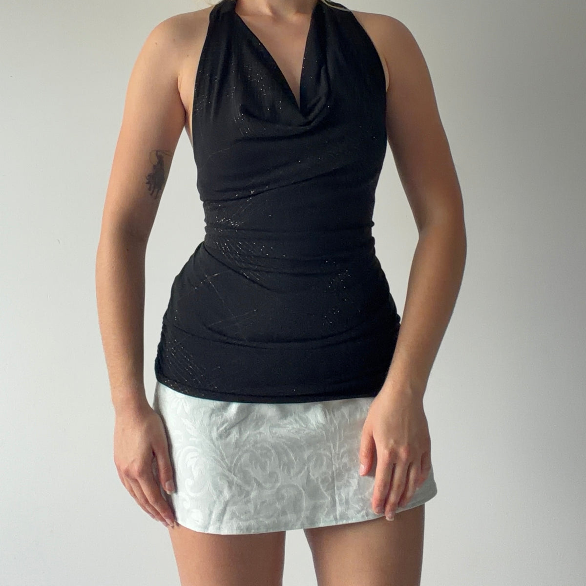Suzy Shier Cowl Cami | M