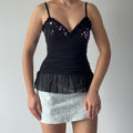 Milm Sequin Mesh Cami | XS