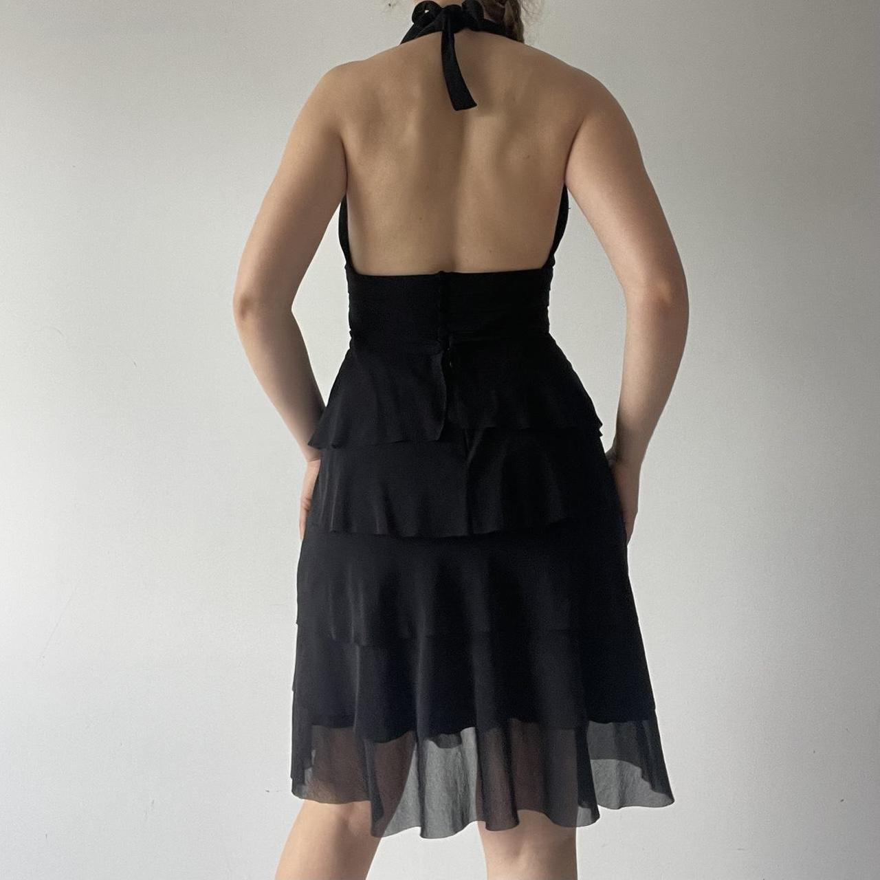 Ruffle Halter Mini Dress
