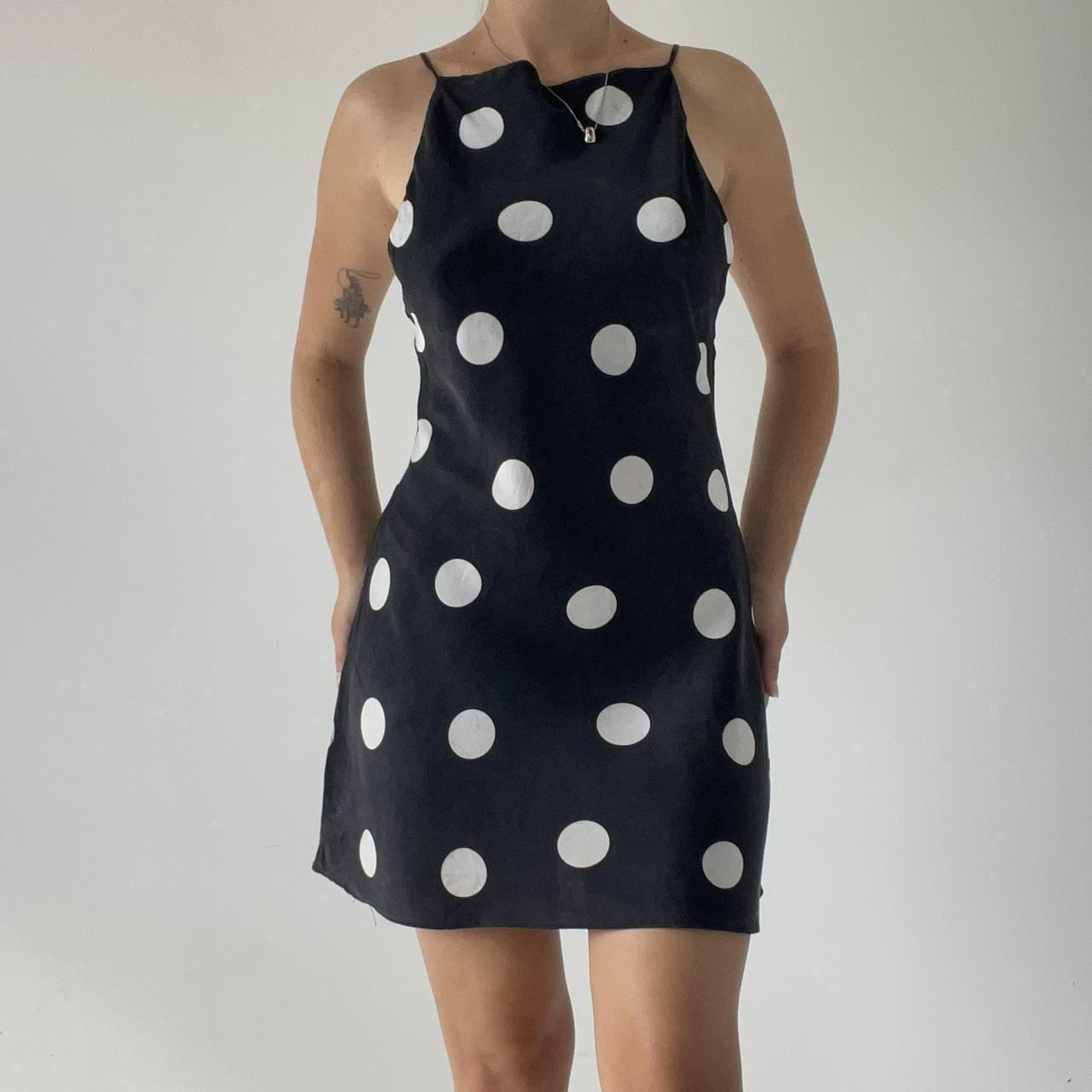 Polka Dot Silk Mini