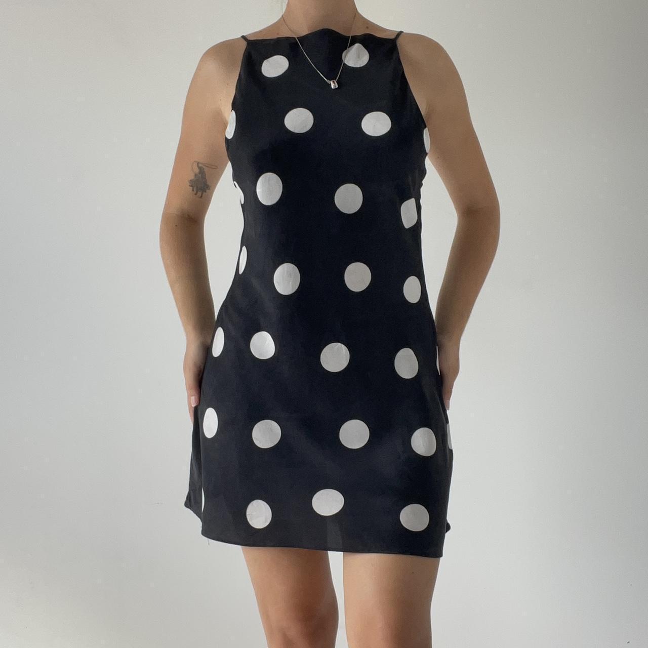 Polka Dot Silk Mini