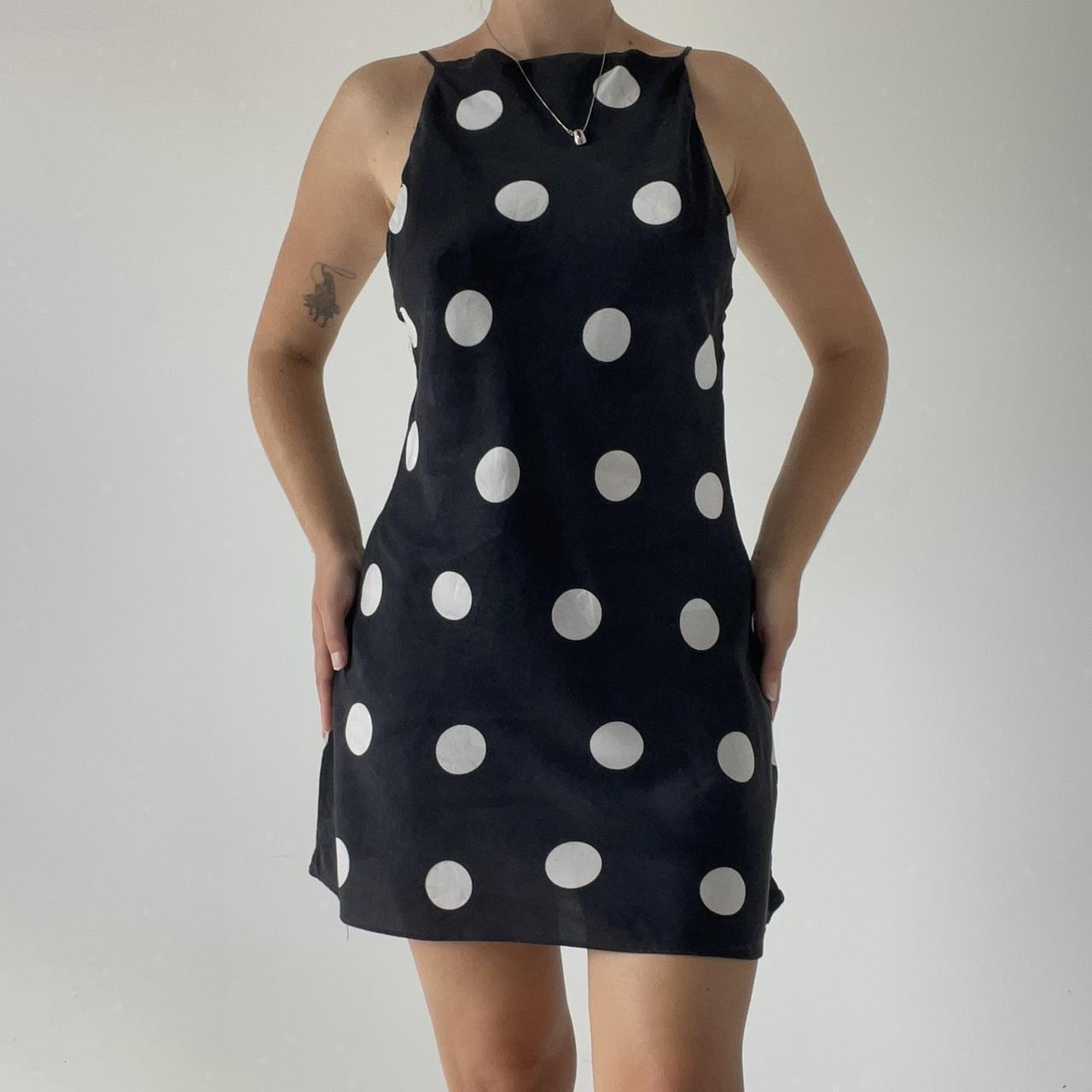 Polka Dot Silk Mini