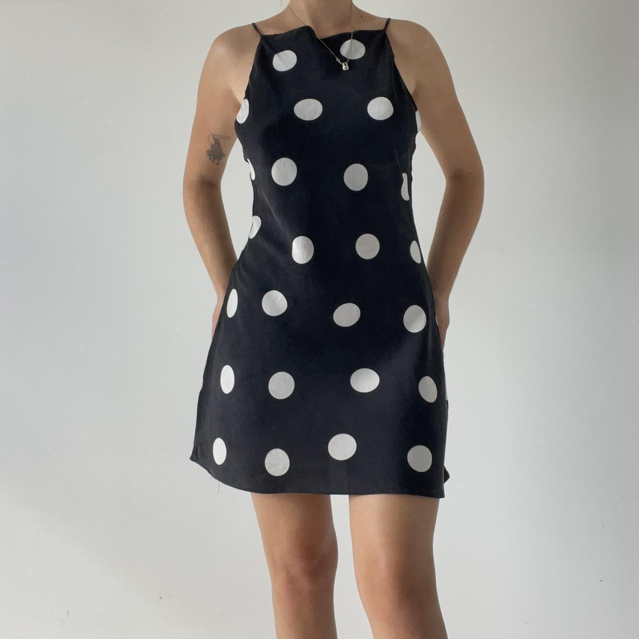Polka Dot Silk Mini