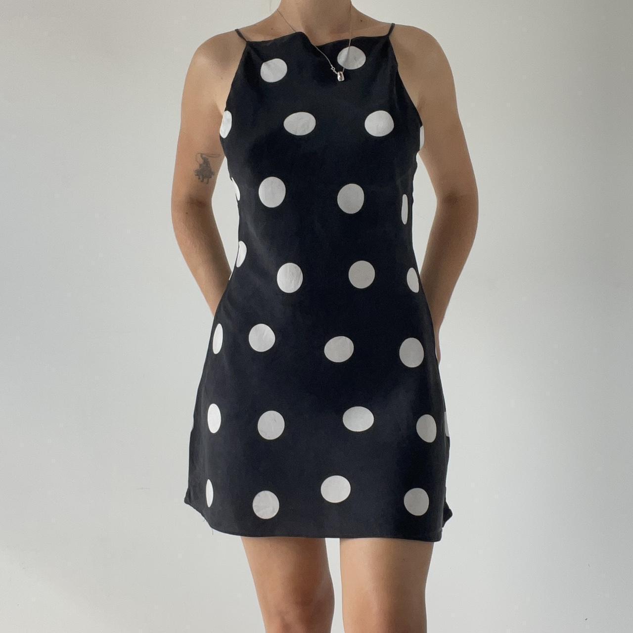 Polka Dot Silk Mini