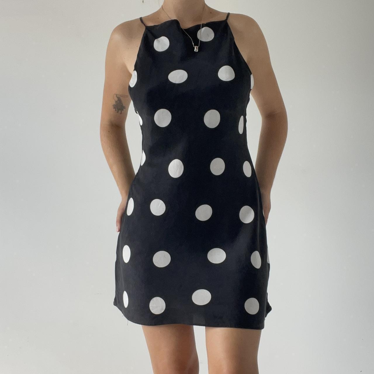 Polka Dot Silk Mini