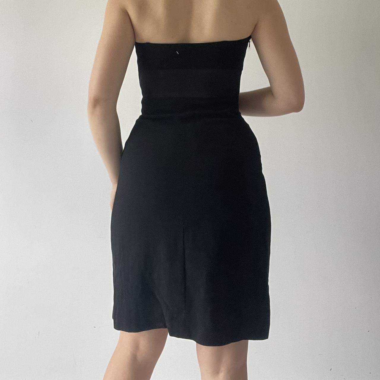 Corseted Strapless Midi Dress