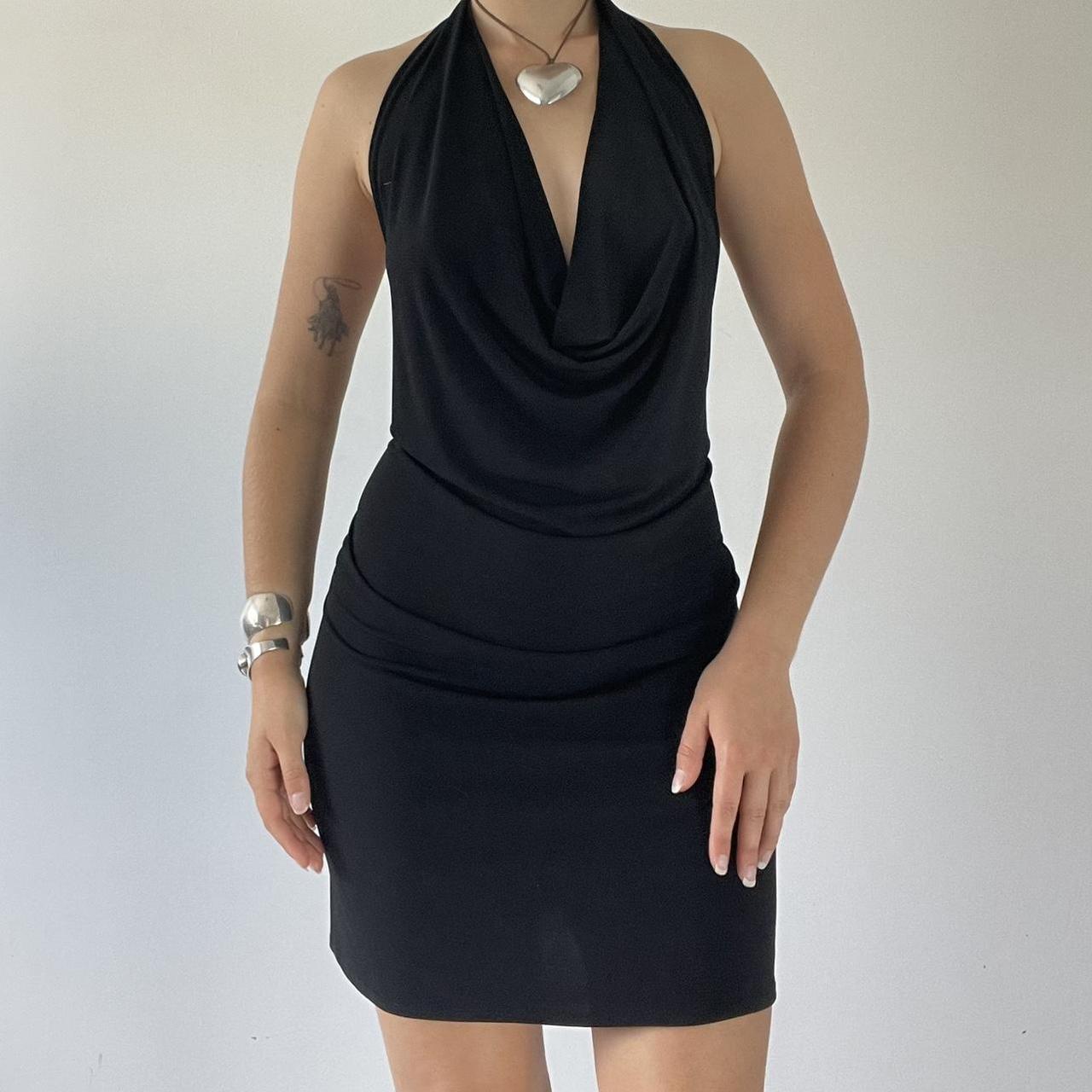 Cowl Neck Midi Dress