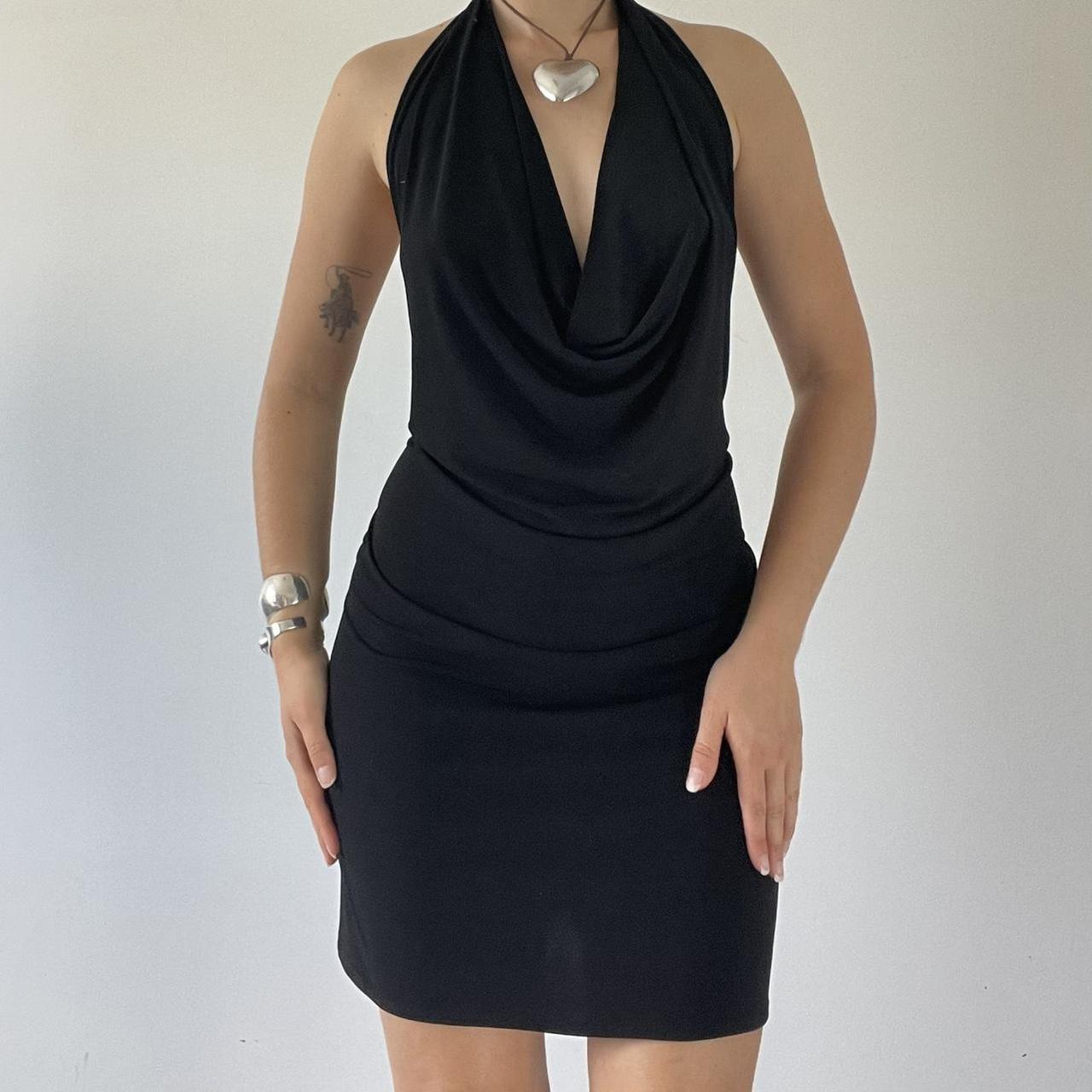 Cowl Neck Midi Dress