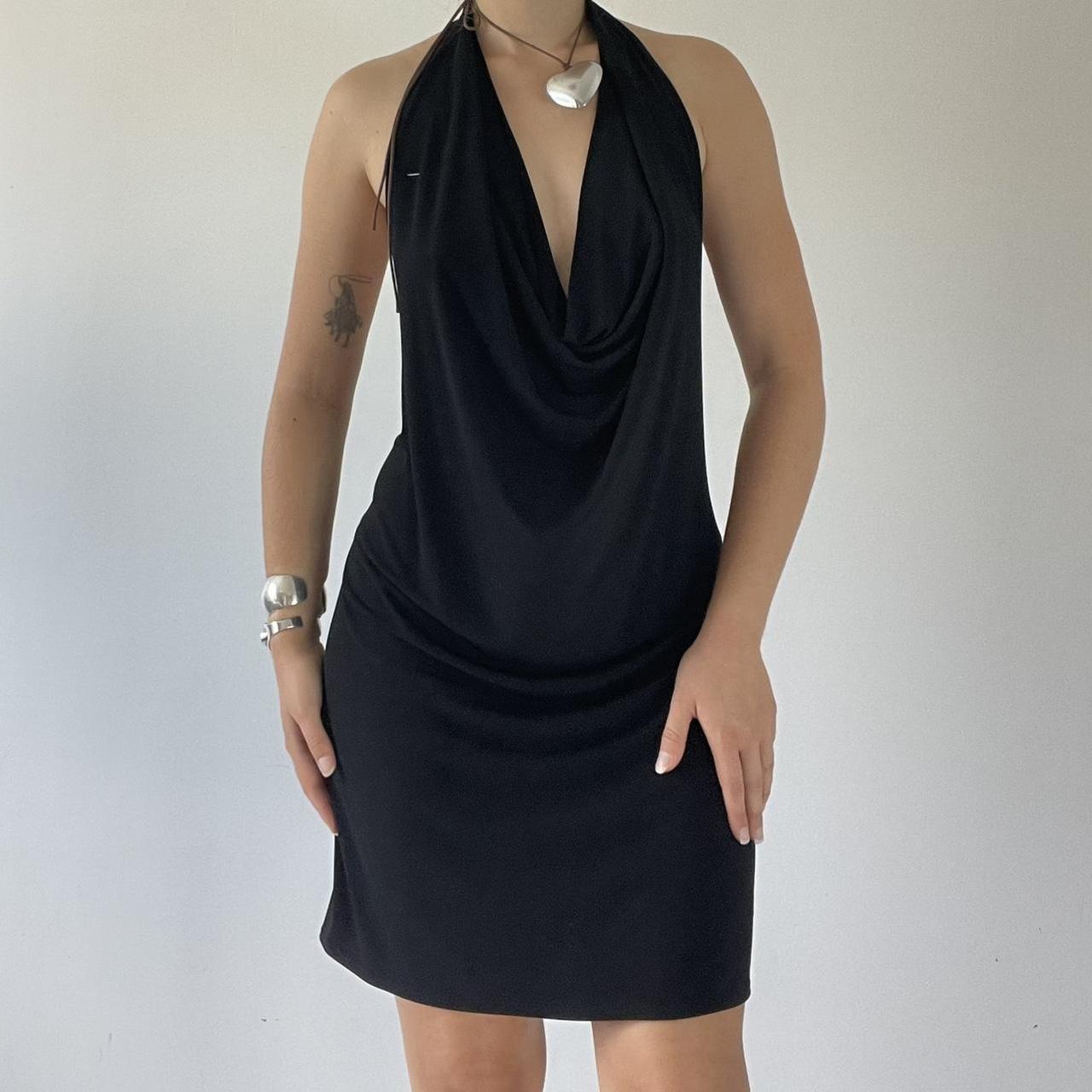 Cowl Neck Midi Dress
