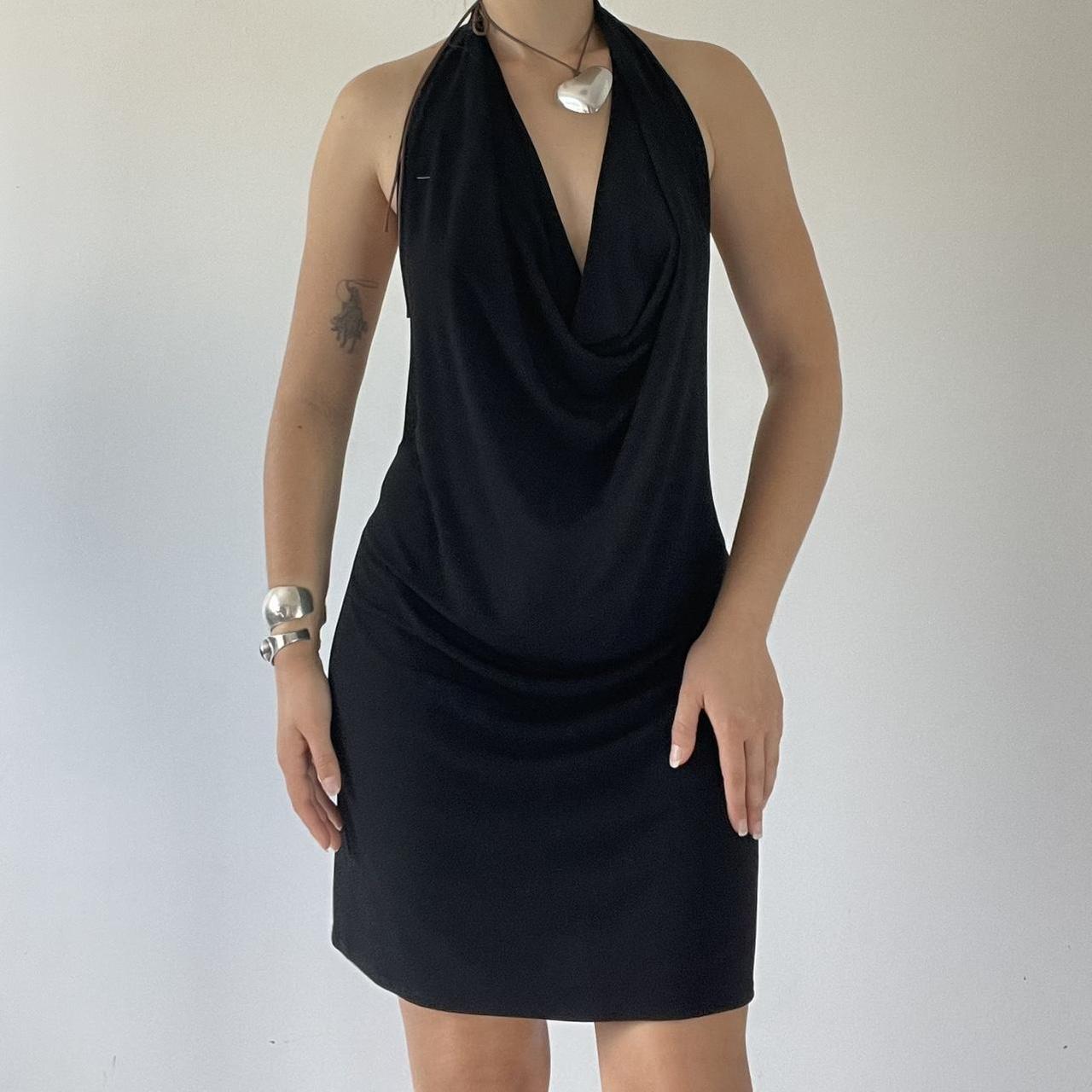 Cowl Neck Midi Dress
