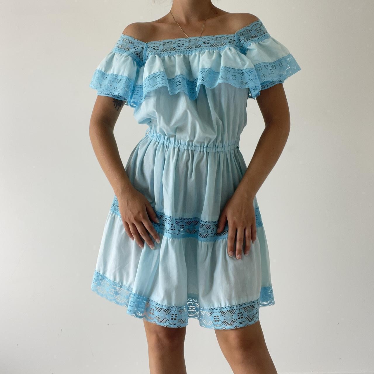 70s Mini Prairie Dress