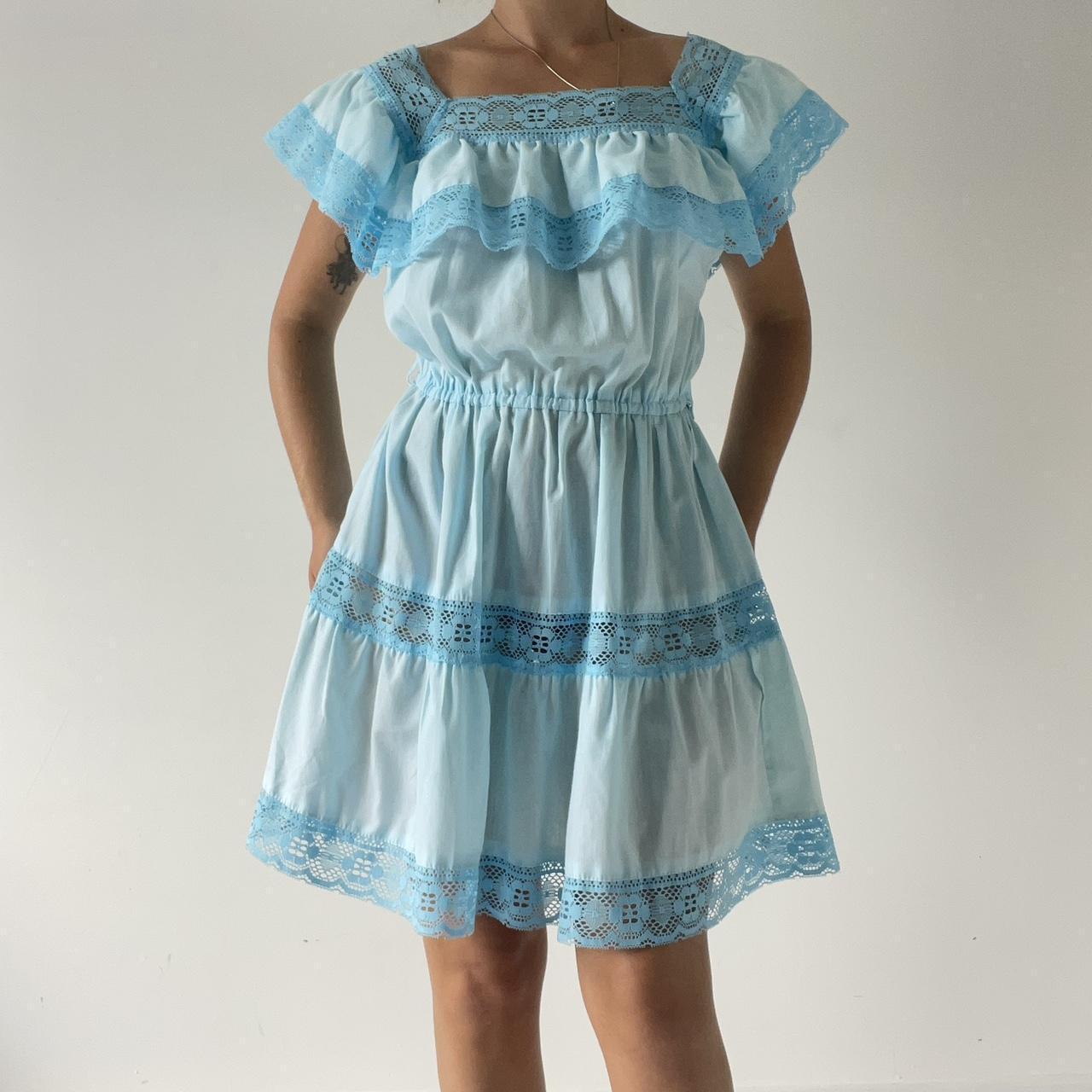 70s Mini Prairie Dress