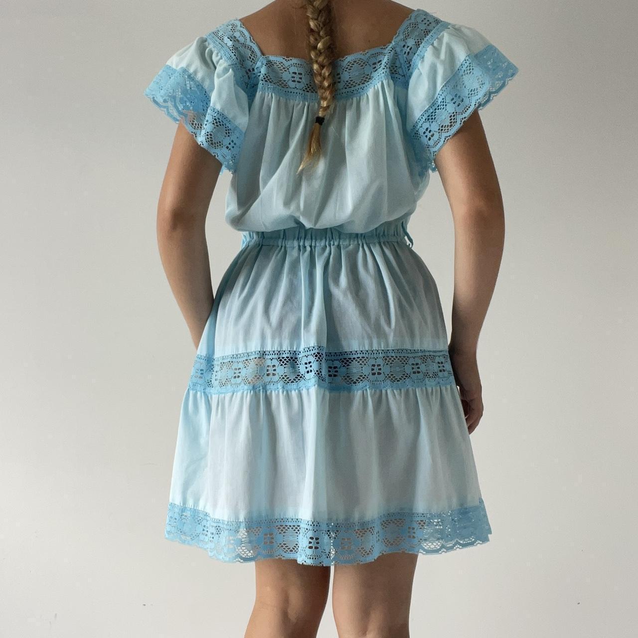 70s Mini Prairie Dress
