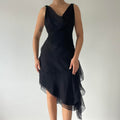 Silk Ruffle Dress