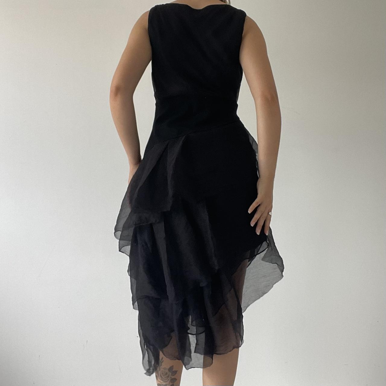 Silk Ruffle Dress