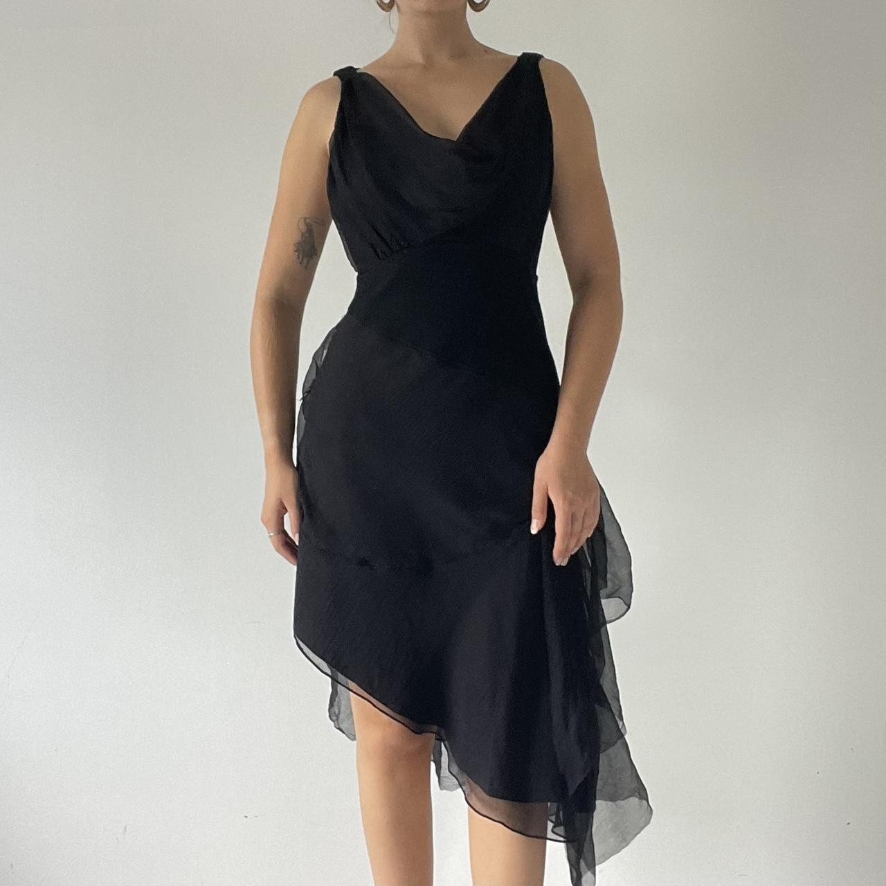 Silk Ruffle Dress