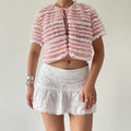 Ruffle Bed Jacket