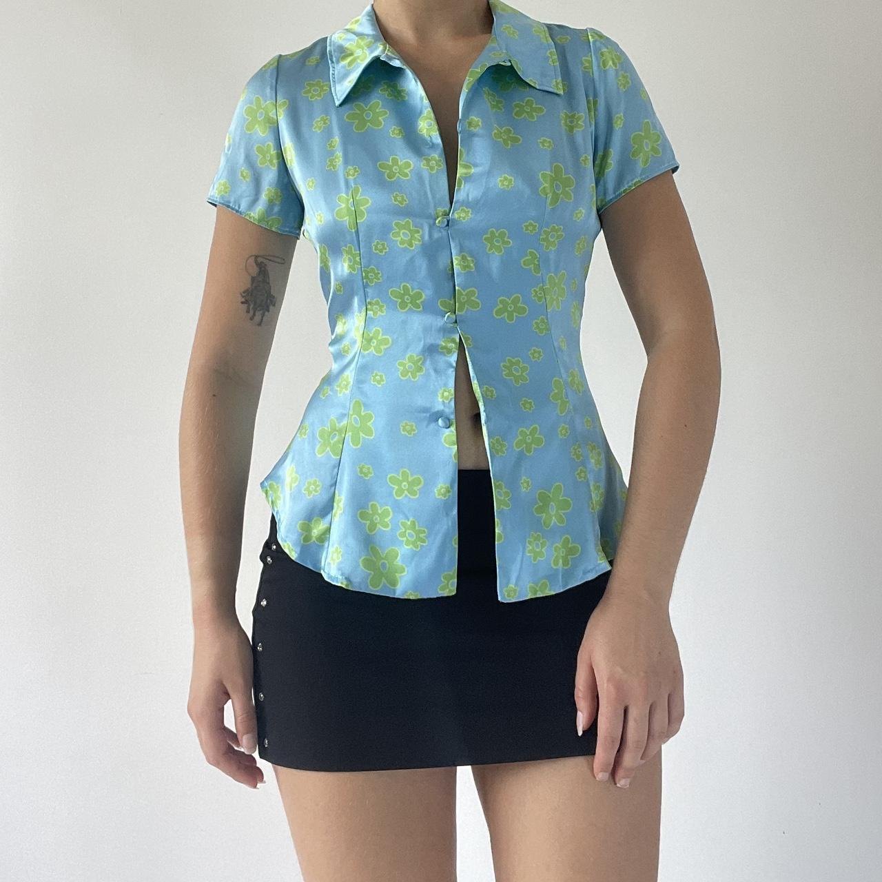 Silk Floral Top