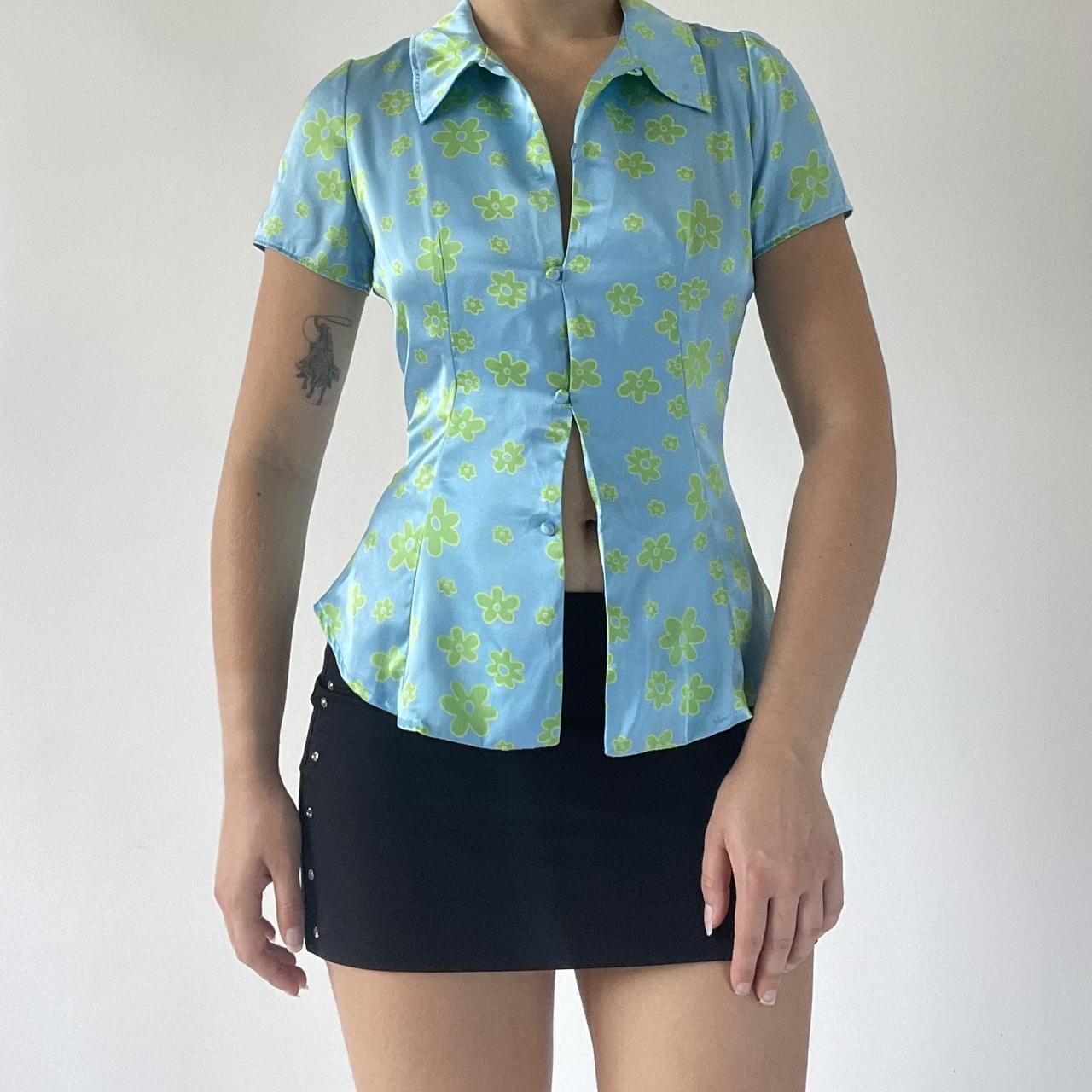 Silk Floral Top