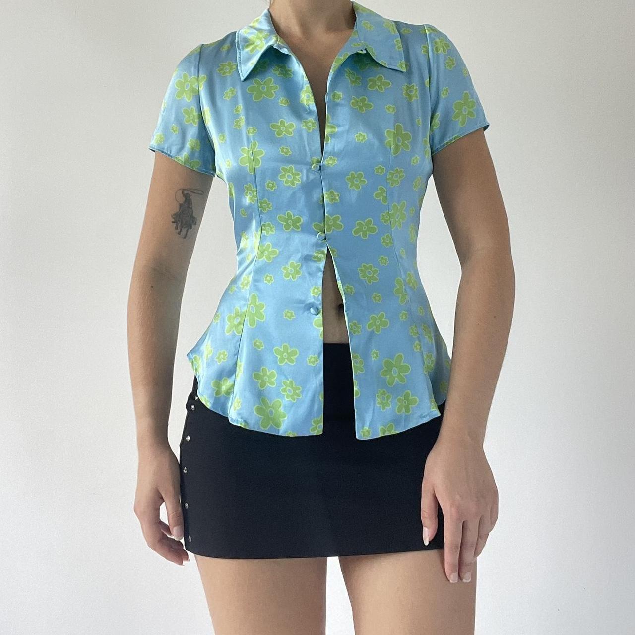 Silk Floral Top