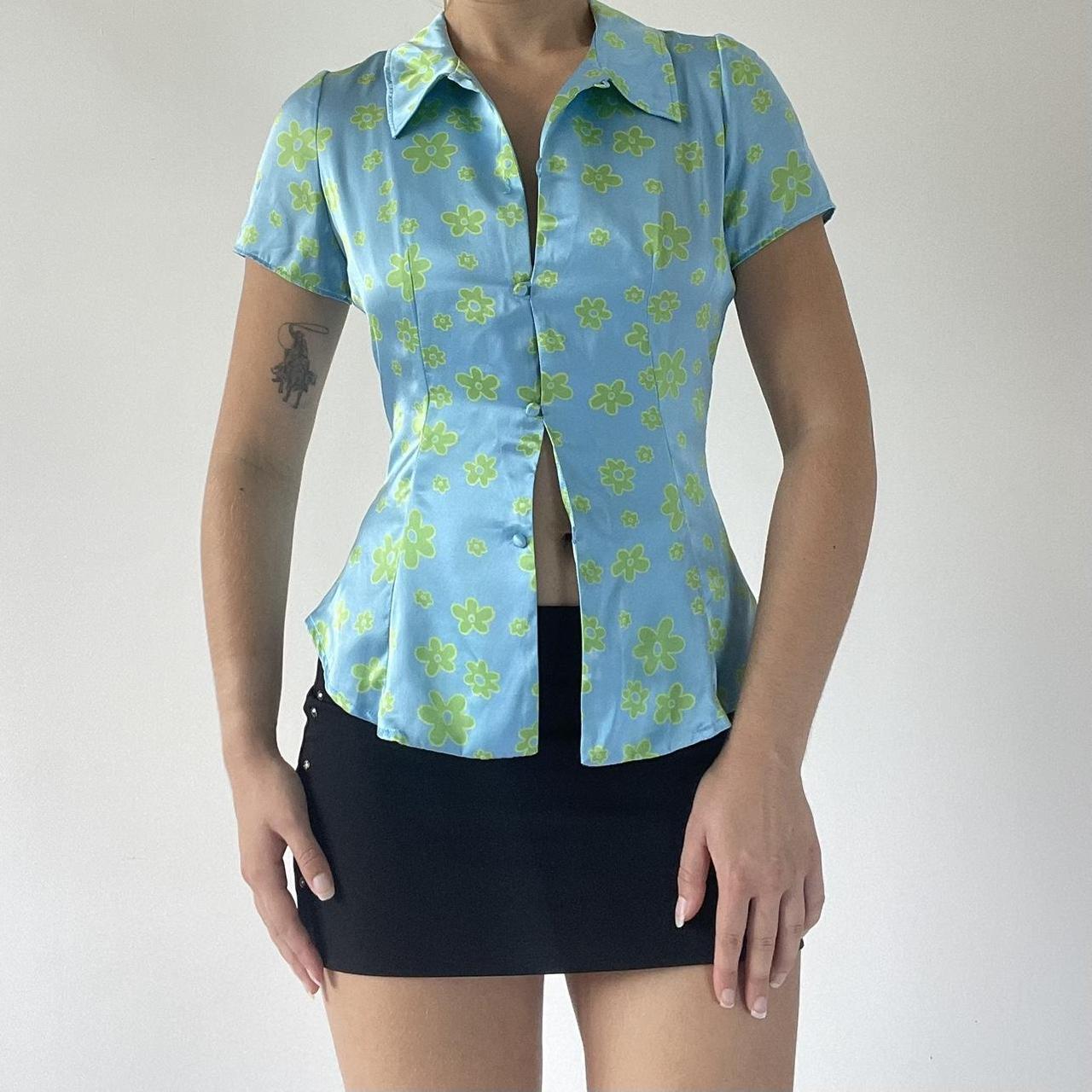 Silk Floral Top
