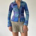 Mesh Button Up Top