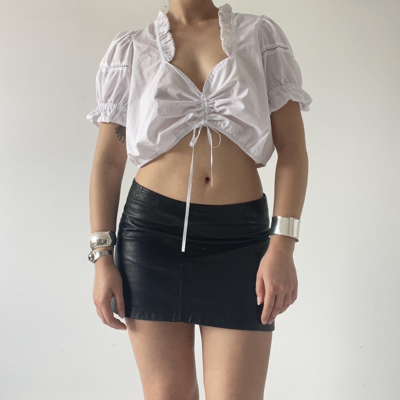 Dirndl Ruffle Crop Top