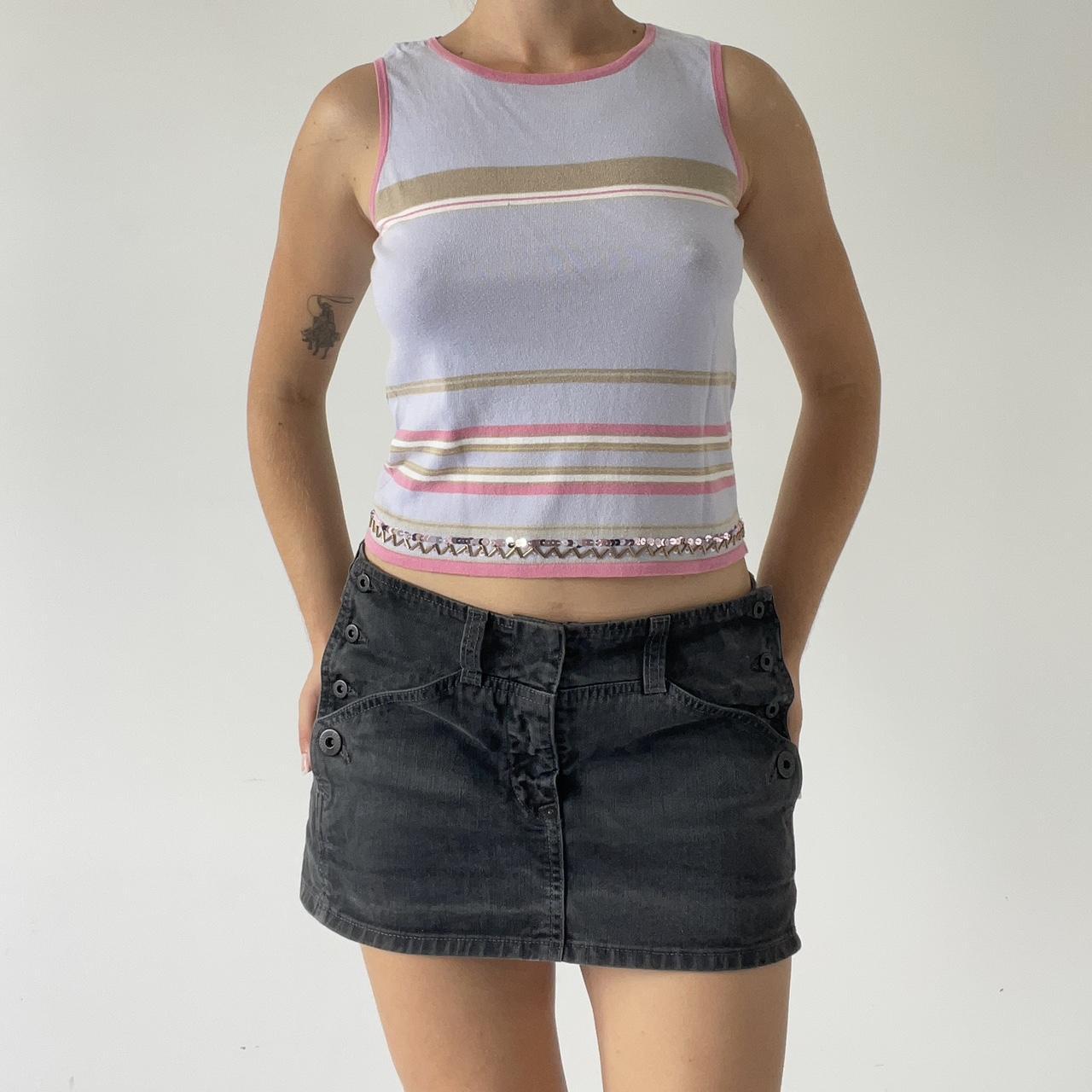 Sequined Knit Tank