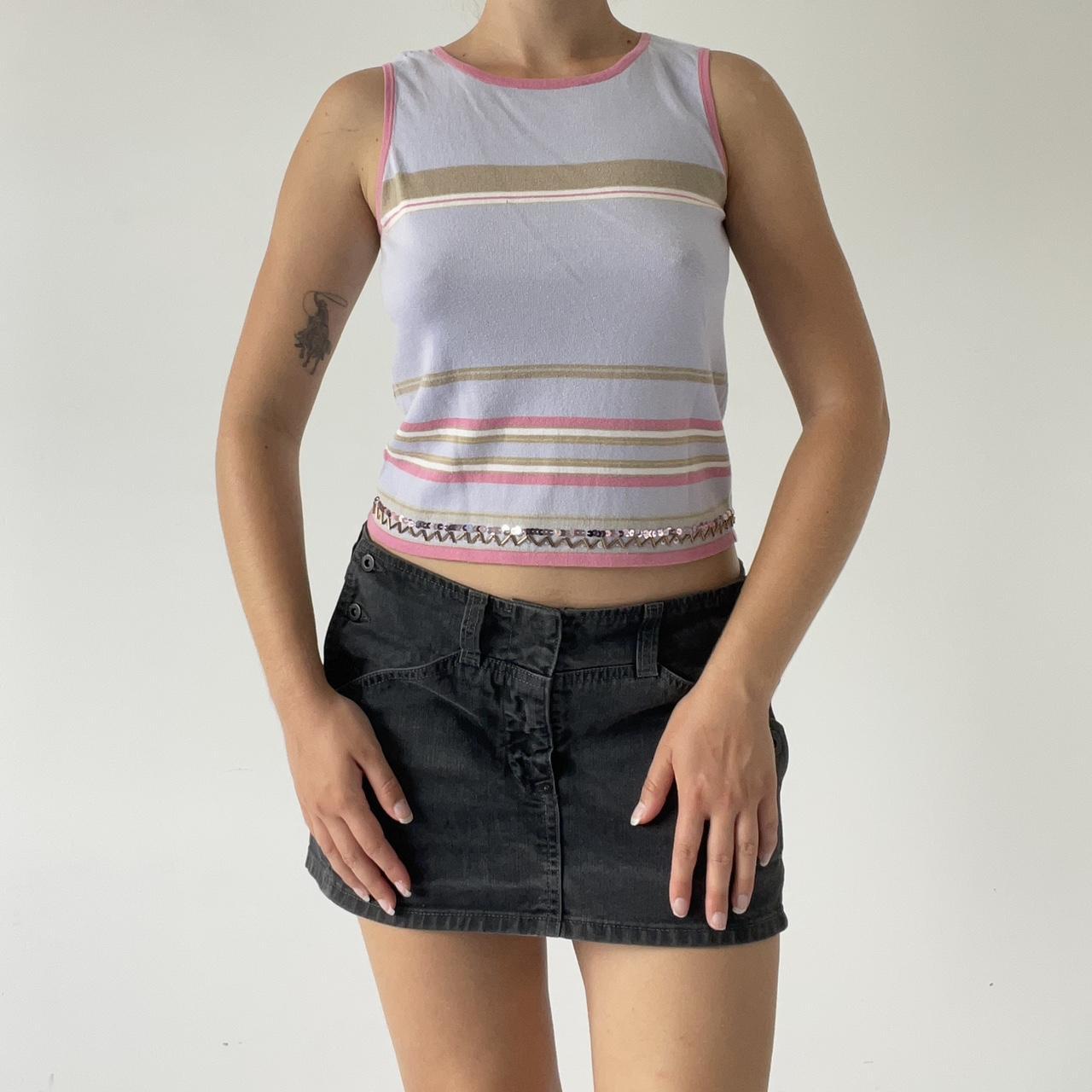 Sequined Knit Tank
