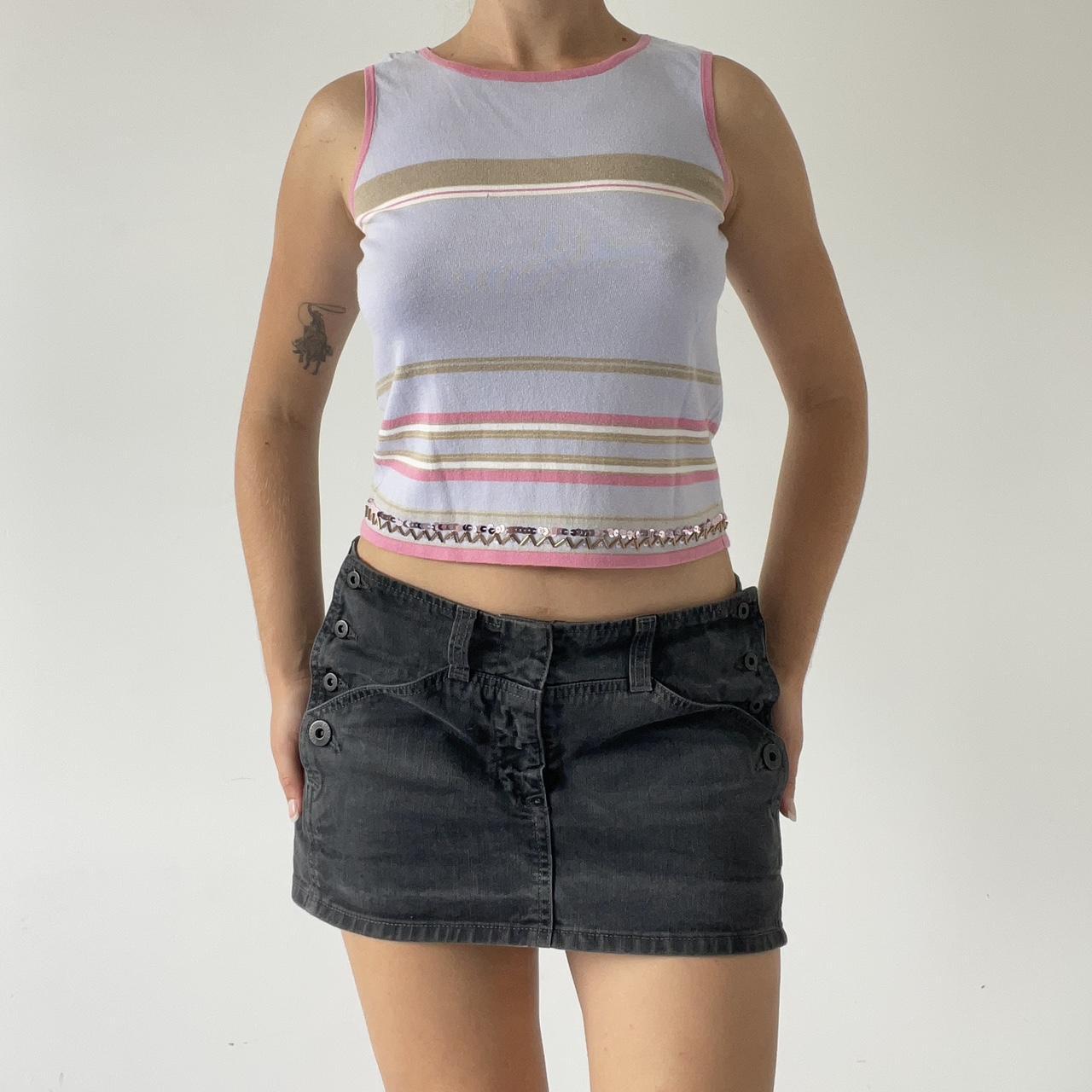 Sequined Knit Tank