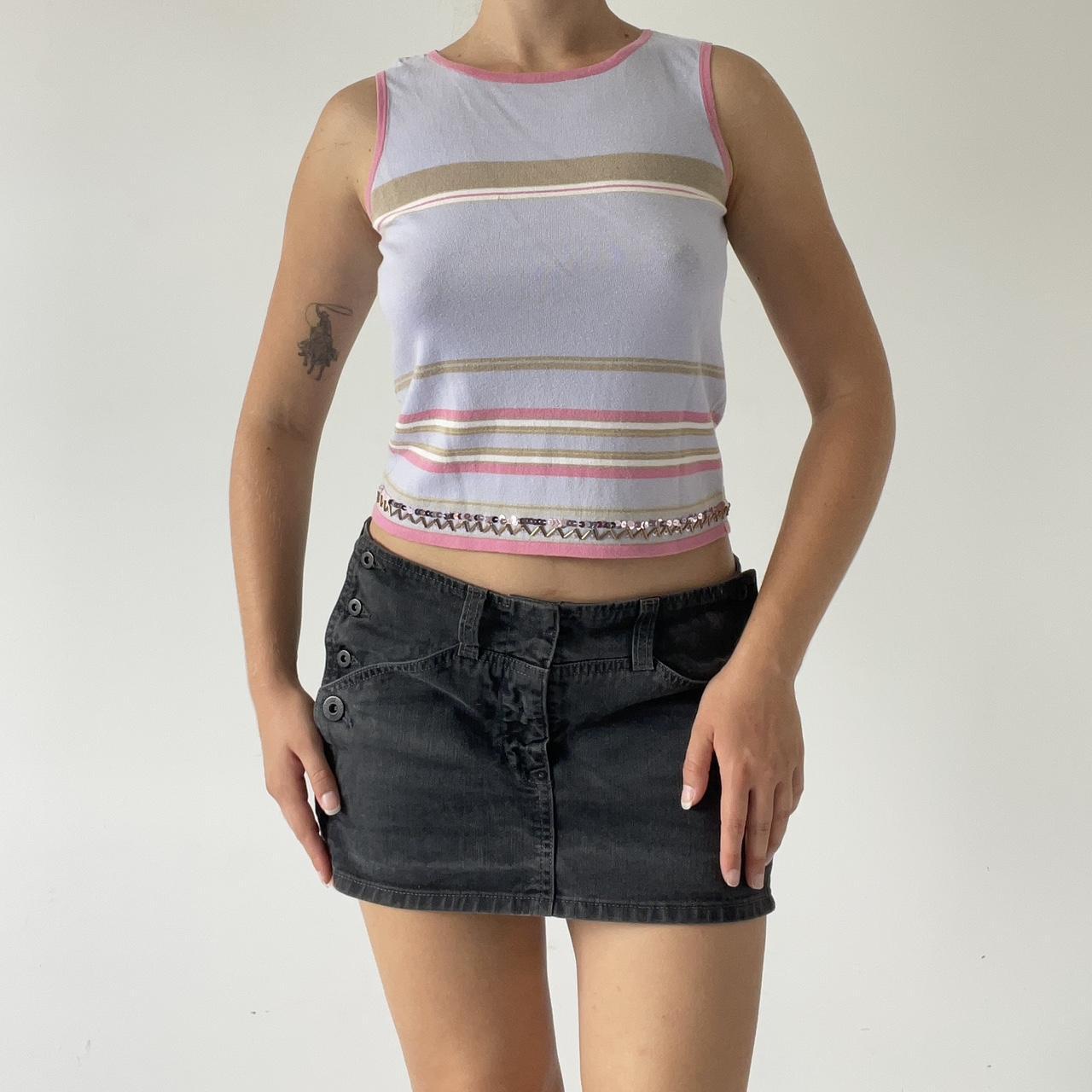 Sequined Knit Tank