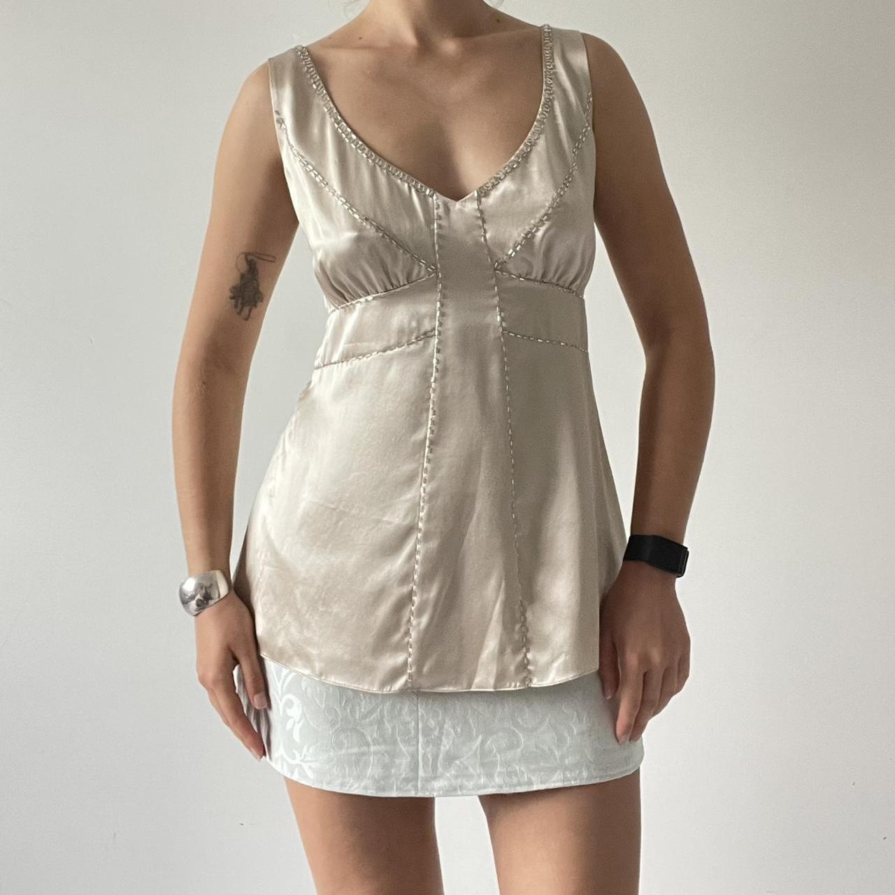 Silk Beaded Top
