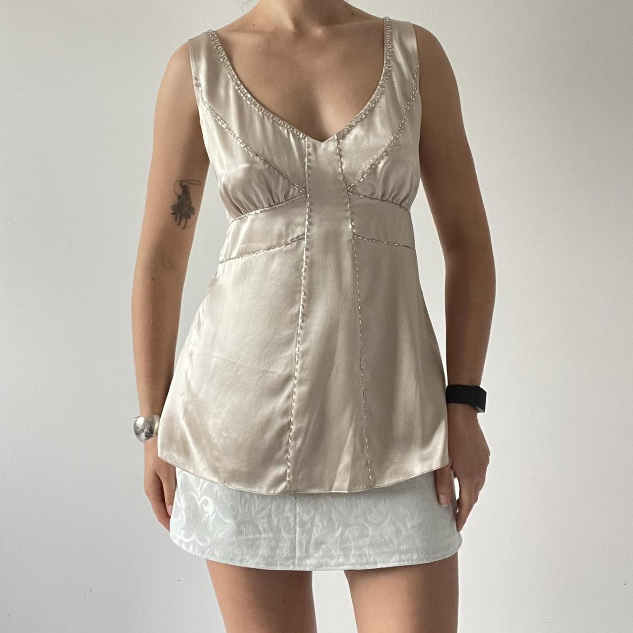 Silk Beaded Top