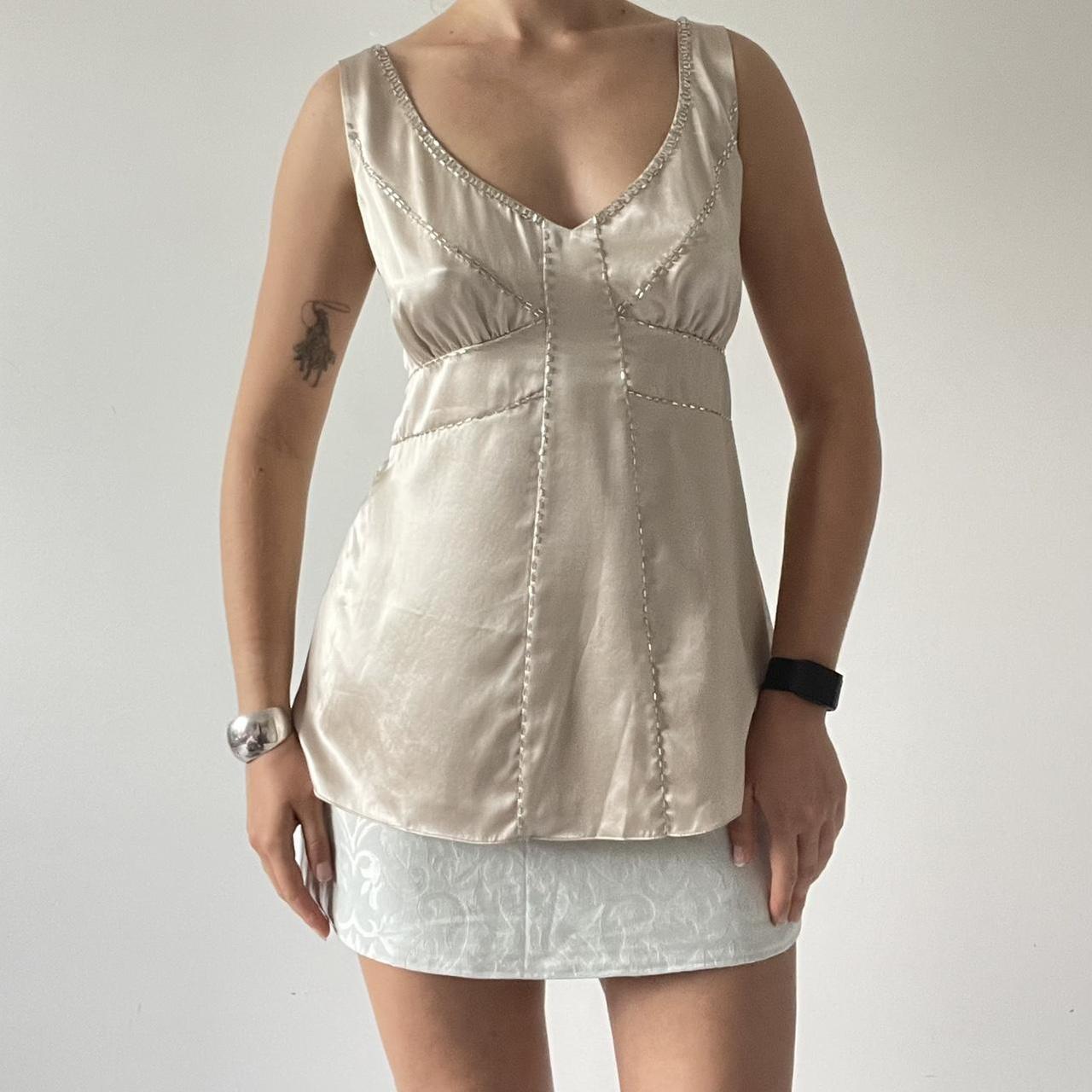 Silk Beaded Top