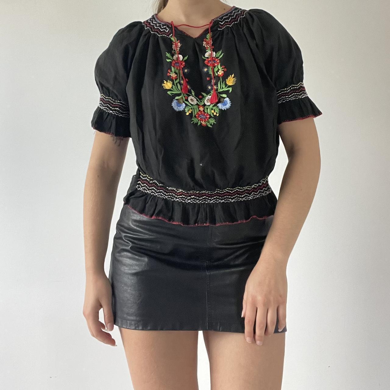 Embroidered Prairie Top