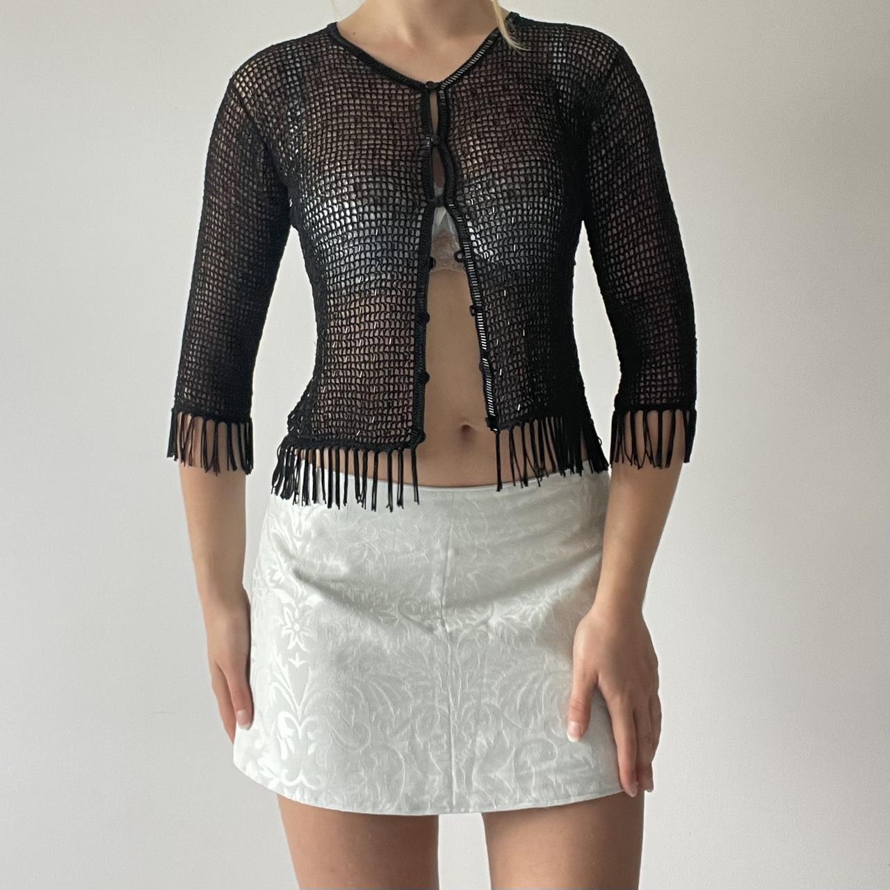 Crochet Beaded Top
