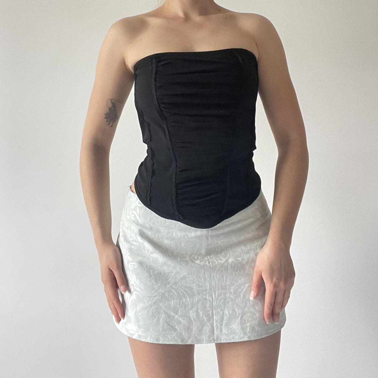 Strapless Ruched Corset