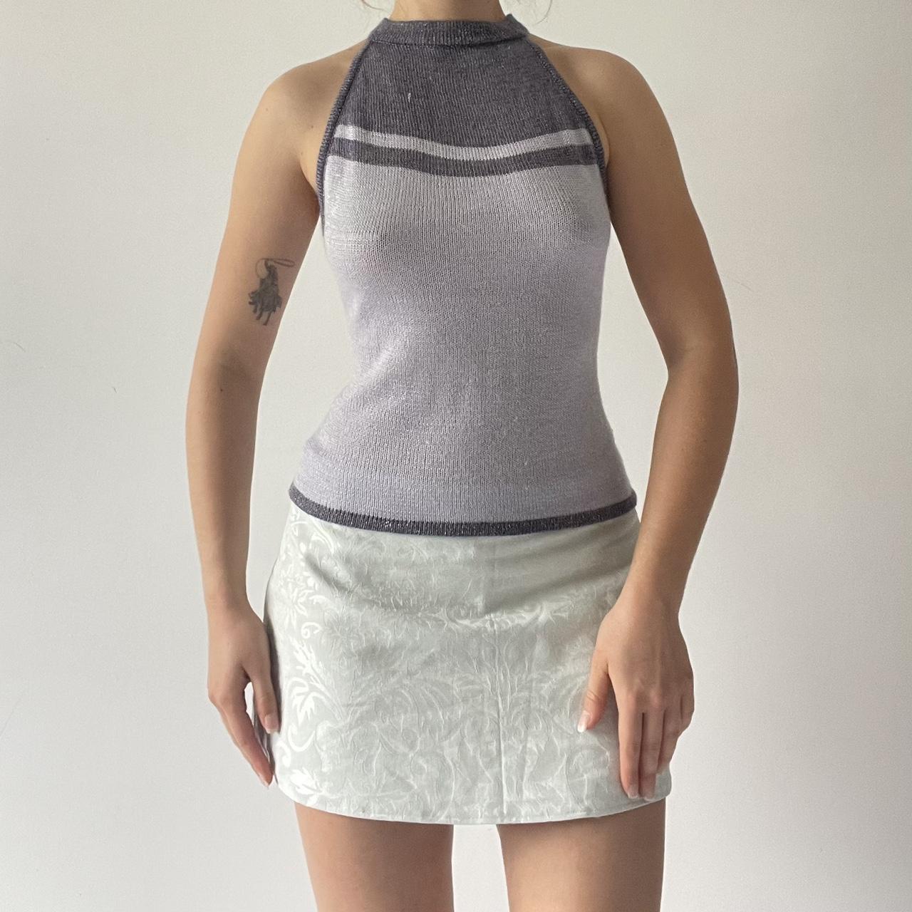 High Neck Knit Top