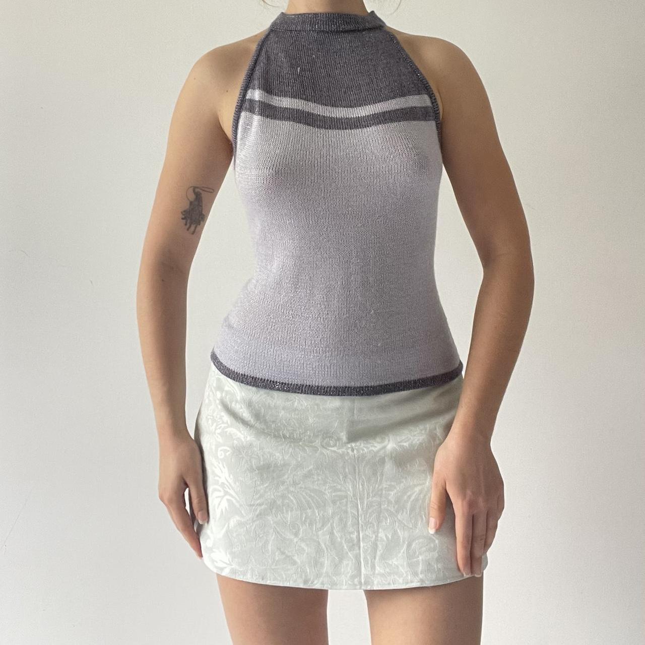 High Neck Knit Top