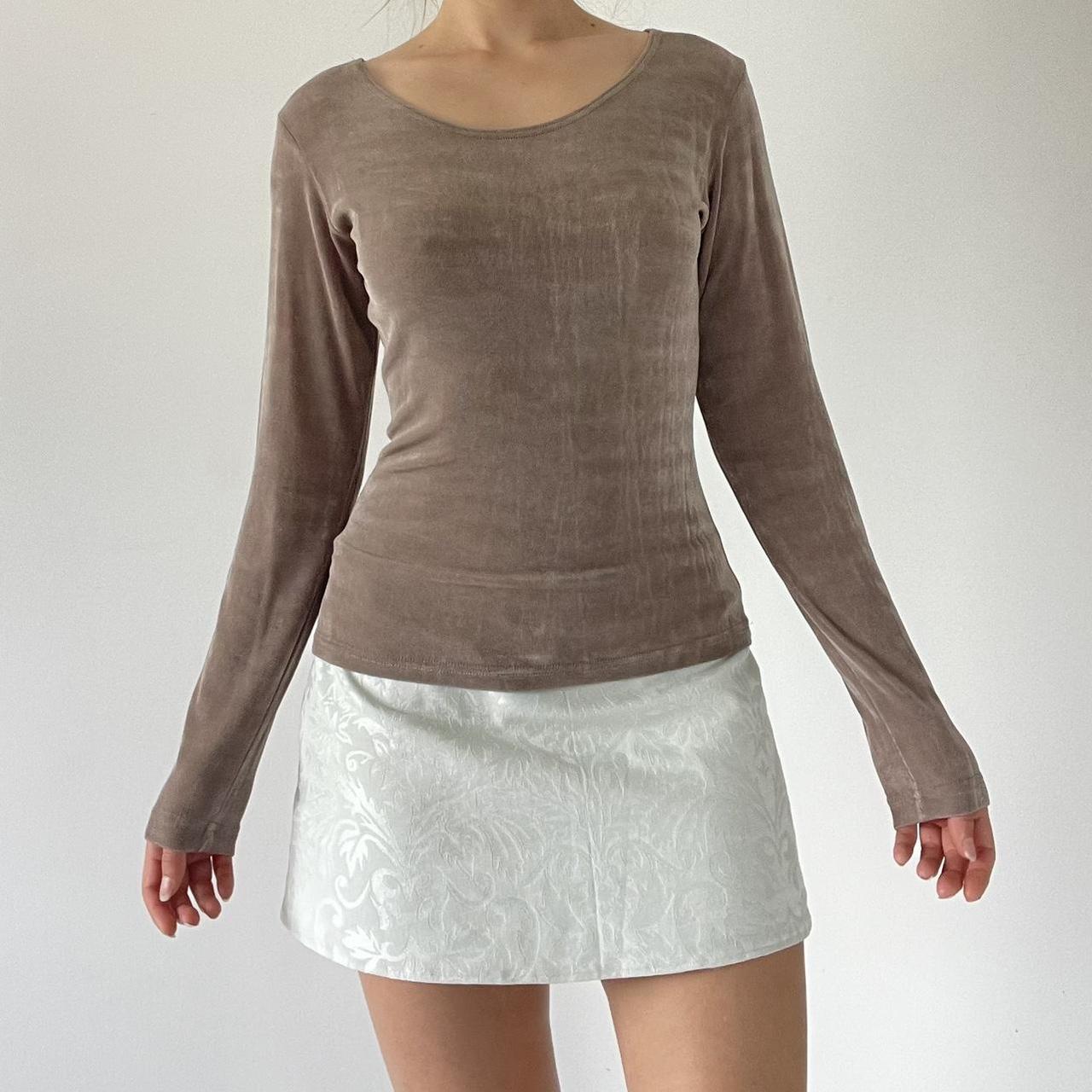 Long Sleeve Slinky Top