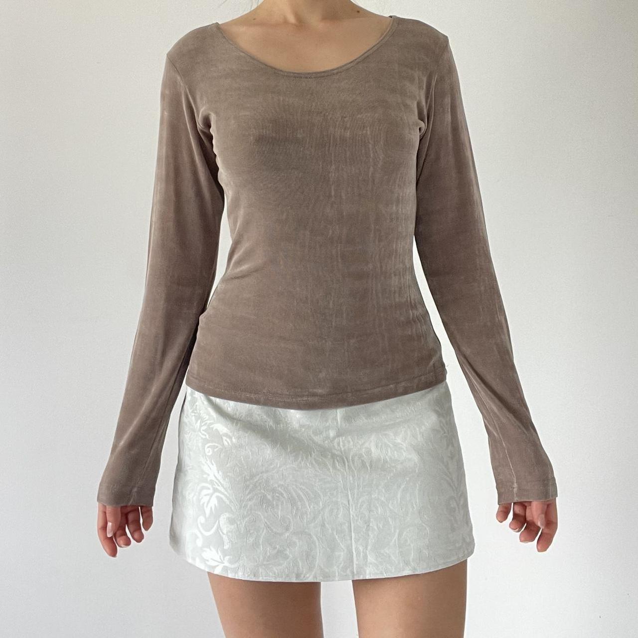 Long Sleeve Slinky Top