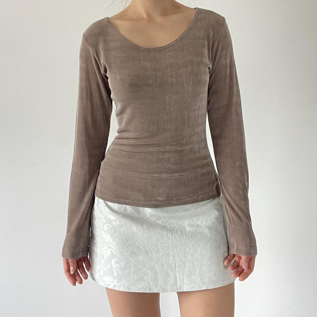 Long Sleeve Slinky Top
