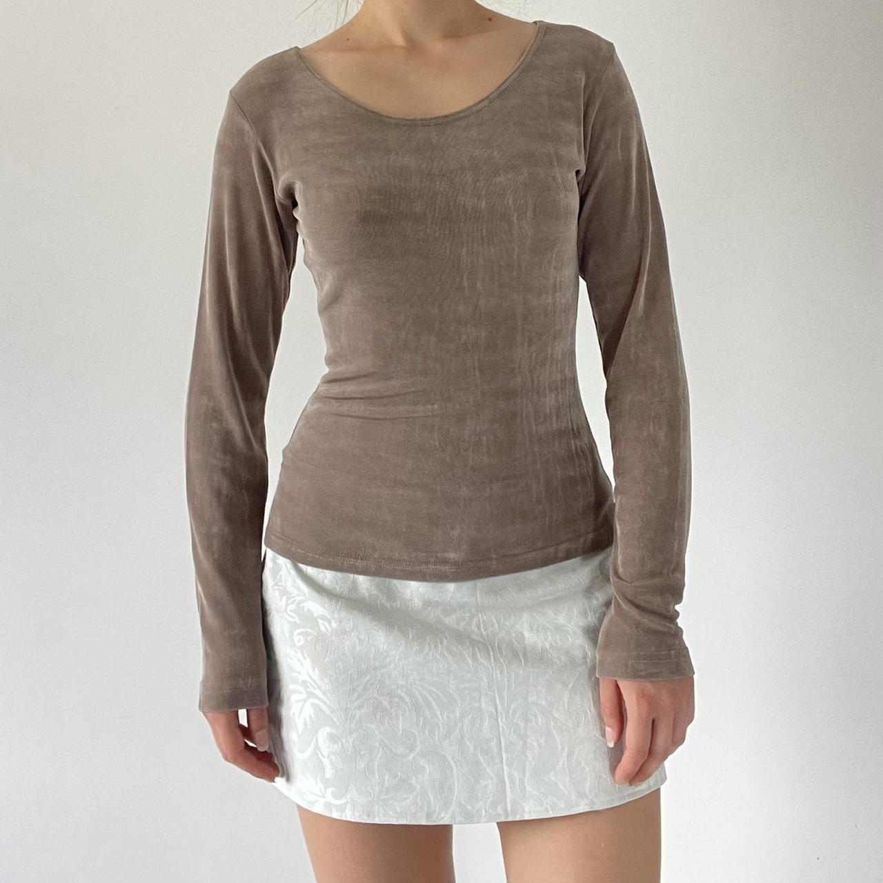 Long Sleeve Slinky Top