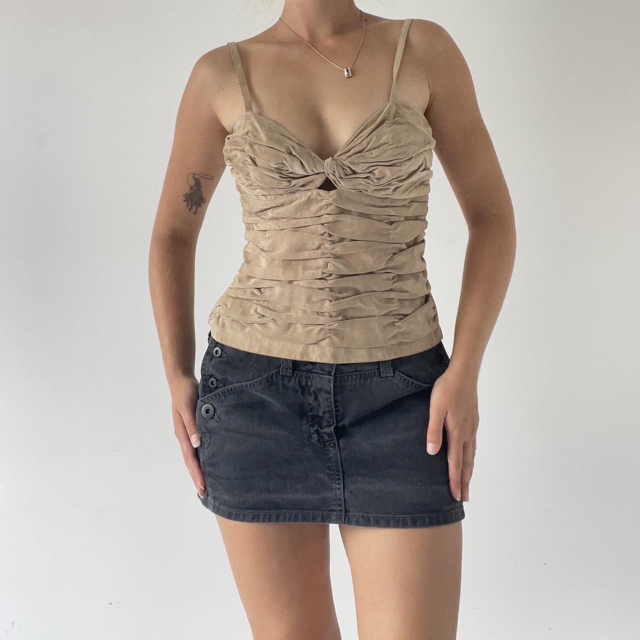 Suede Corset