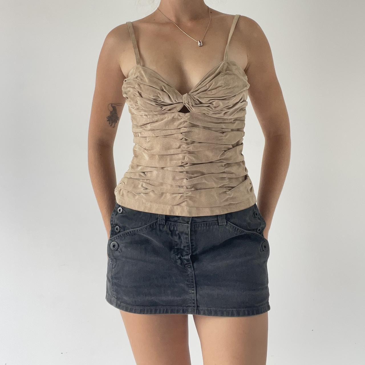 Suede Corset
